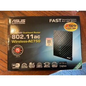 ASUS RT-AC51U Dual Band WiFi Router Wireless AC750 – Great Condition